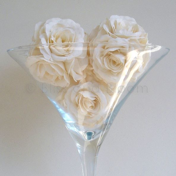 Large martini cocktail vase Bliss and Bloom